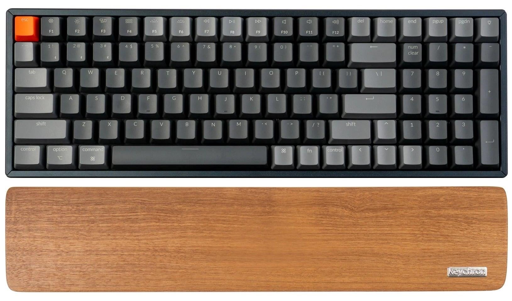 Keychron Walnut Wood Palmrest For K4 - Handgelenkstütze - Braun - Tastaturen X002h5x31f