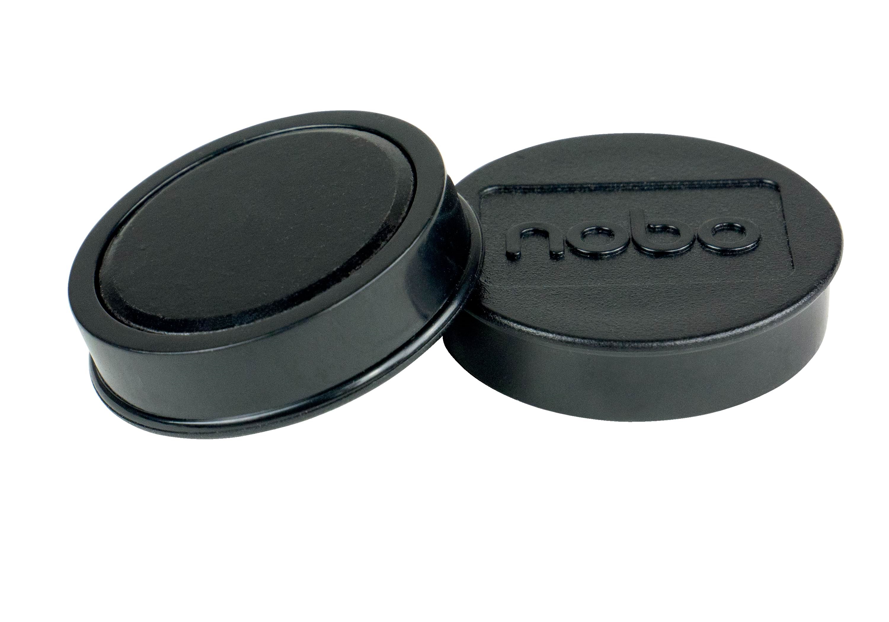 Nobo Magnete, 38 mm, Extra Stark, 10 Stück, Farbig Sortiert Schwarz - Konferenz Und Praesentation