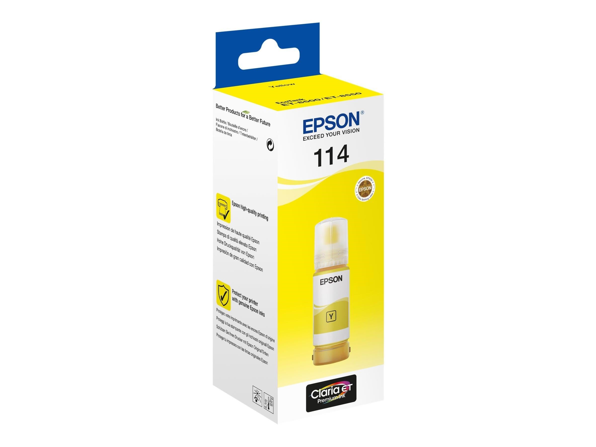 Epson 114 - Yellow Original - Ink Refill - Druckerzubehoer Tinte Toner Gelb C13t07b440