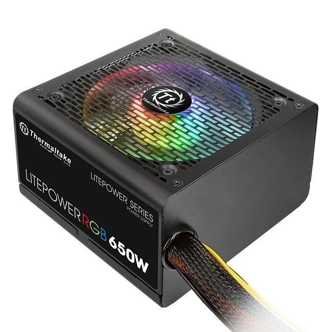 Thermaltake Litepower Rgb 650w Netzteile - 650 Watt - 120 mm - Atx - 80 Plus Schwarz Ps-ltp-0650nhsane-1