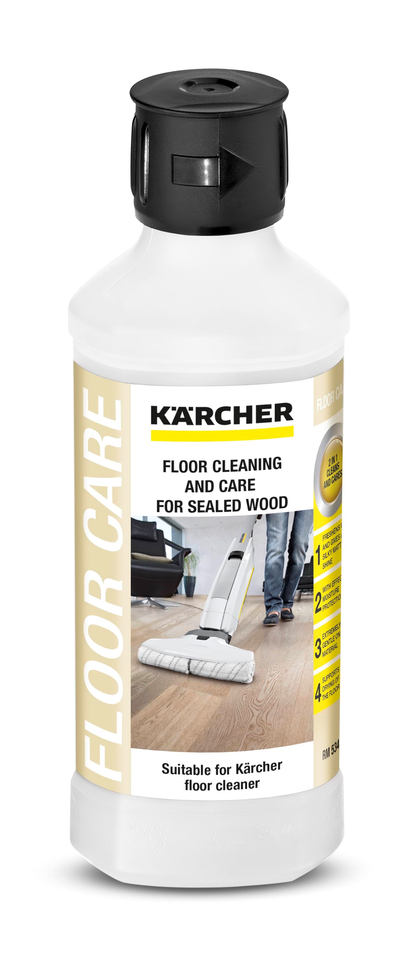 Kärcher Floor Cleaning And Care For Sealed Wood RM 534 - Reinigung