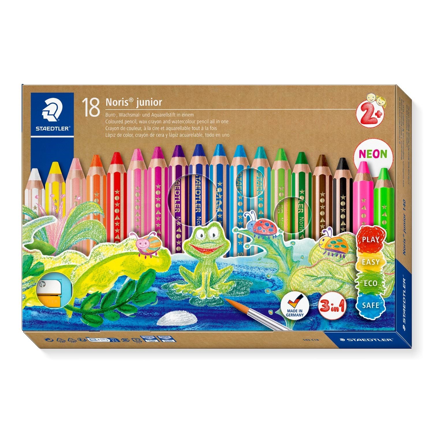 Staedtler Coloured Pencil Noris 18p 100% Pefc - Utensilien Zum Schreiben Und Zeichnen