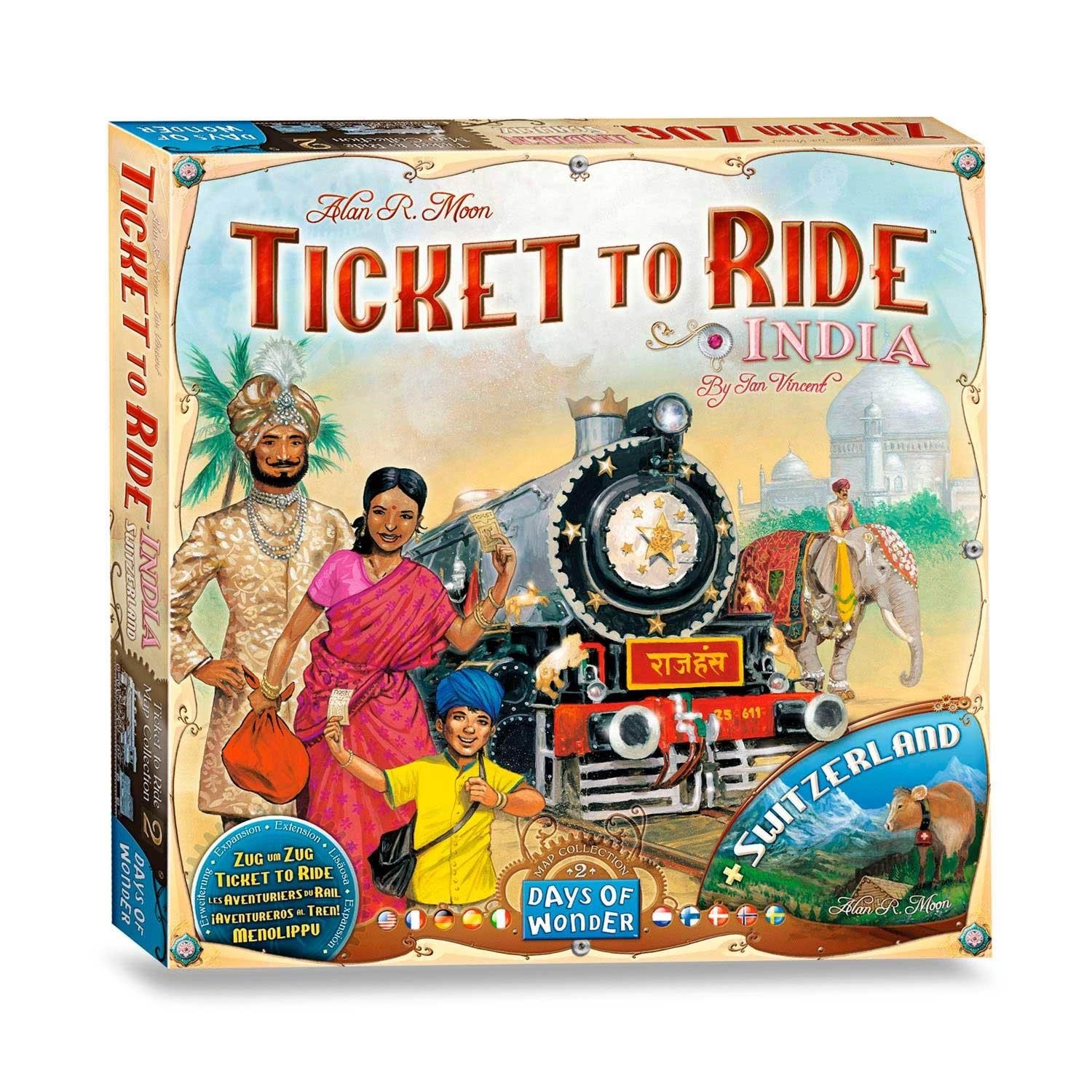 Days of Wonder Ticket to Ride: India Map Collection Expansion - Brettspiele Dow720114