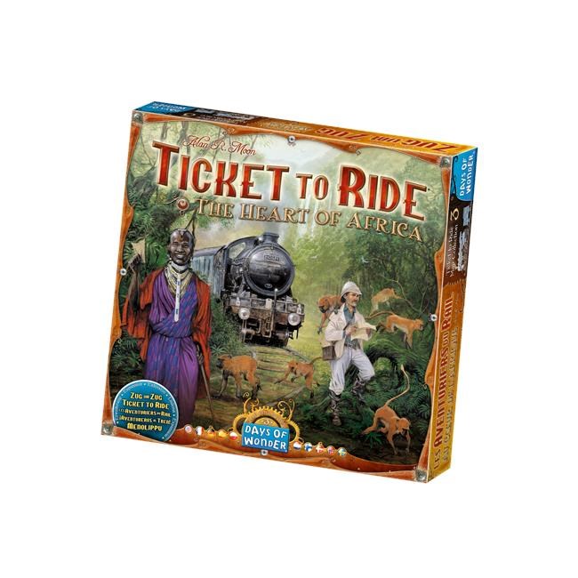 Days of Wonder Ticket To Ride - The Heart of Africa (Nordic/de/uk) - Brettspiele Dow720117