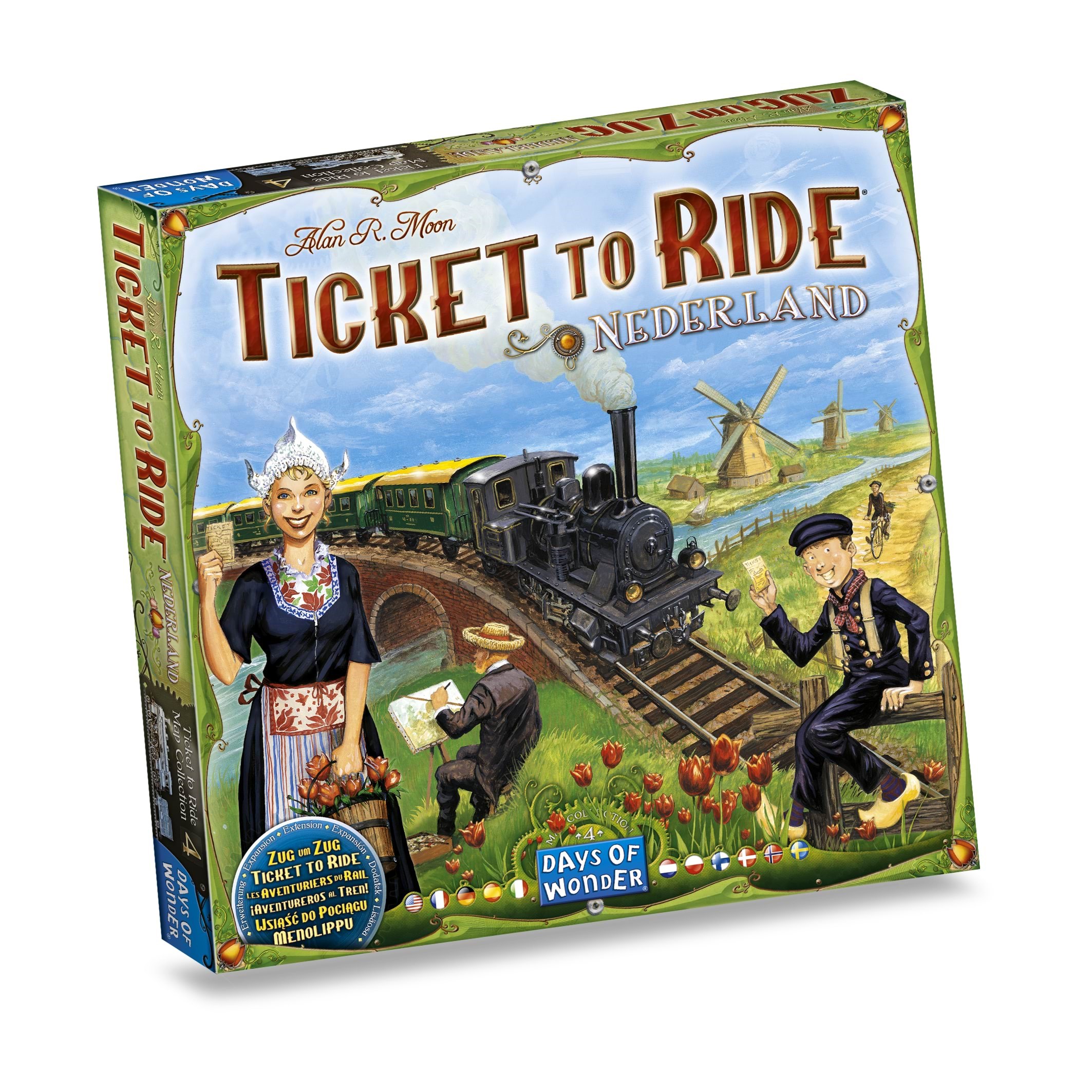 Days of Wonder Ticket To Ride Map Coll. #4 Nederland (Nordic/de/uk) - Brettspiele