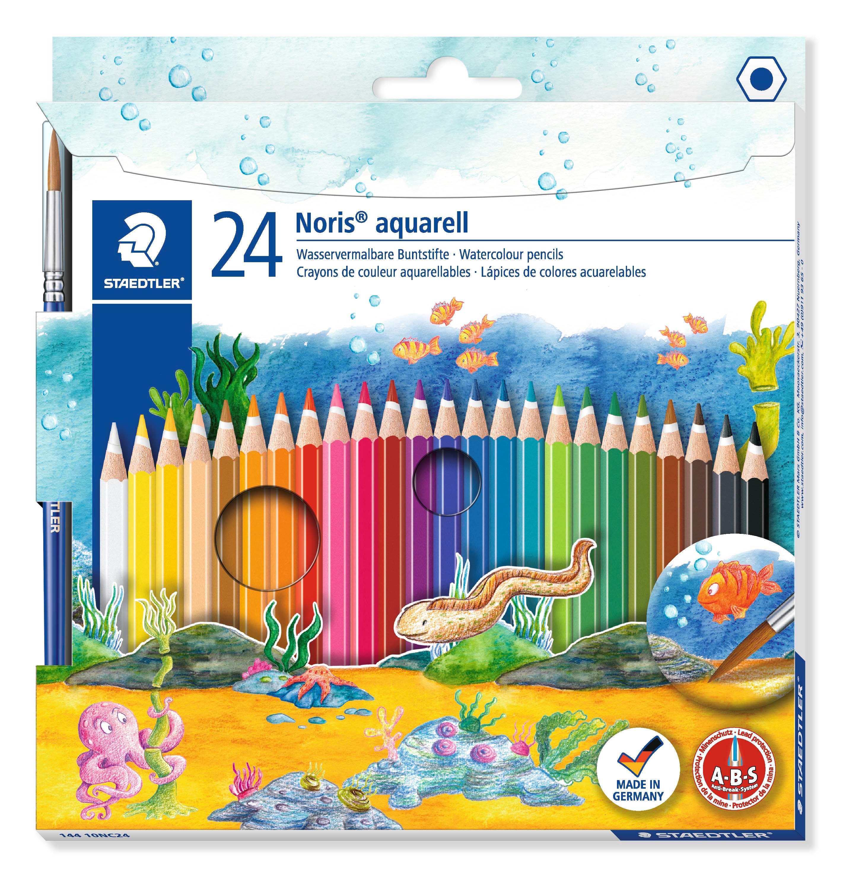 Staedtler Coloured Pencil Noris Aqu 100% Pefc - Hobby Zubehoer 144 10nc2412