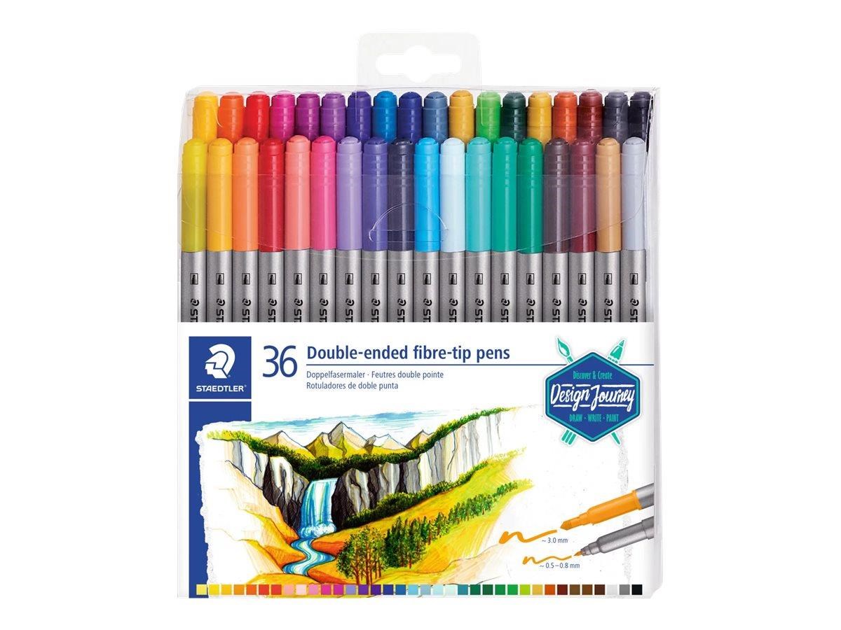 Staedtler Double-ended Fibre-tip Pens 36pcs - Hobby Zubehoer