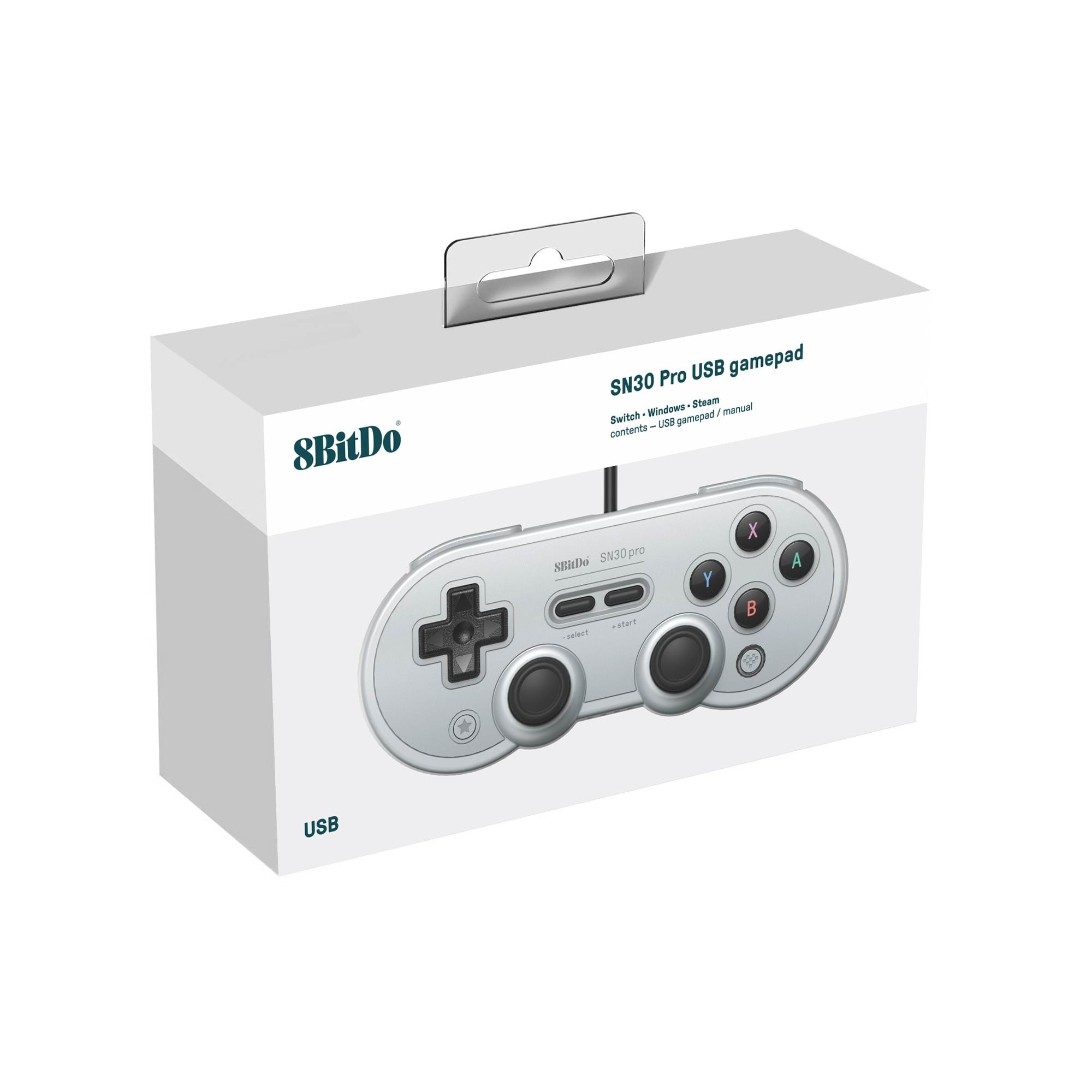 8bitdo Sn30 Pro Usb Gamepad Gray Edition - Wired Controller - Nintendo Switch - Gaming Zubehoer