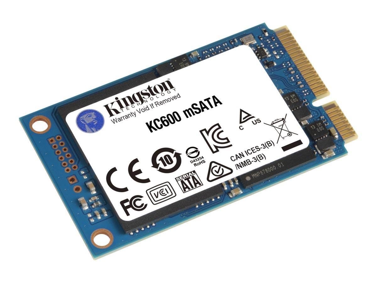 Kingston Kc600 Ssd - 256gb - Sata-600 - Msata Blau Skc600ms/256g