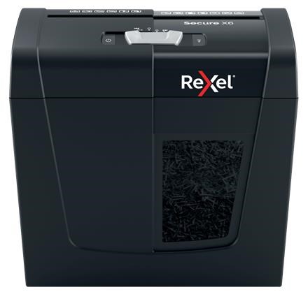 Rexel Secure X6 Aktenvernichter, Partikelschnitt, P4, 6 Blatt - Makulatoren Aktenvernichter