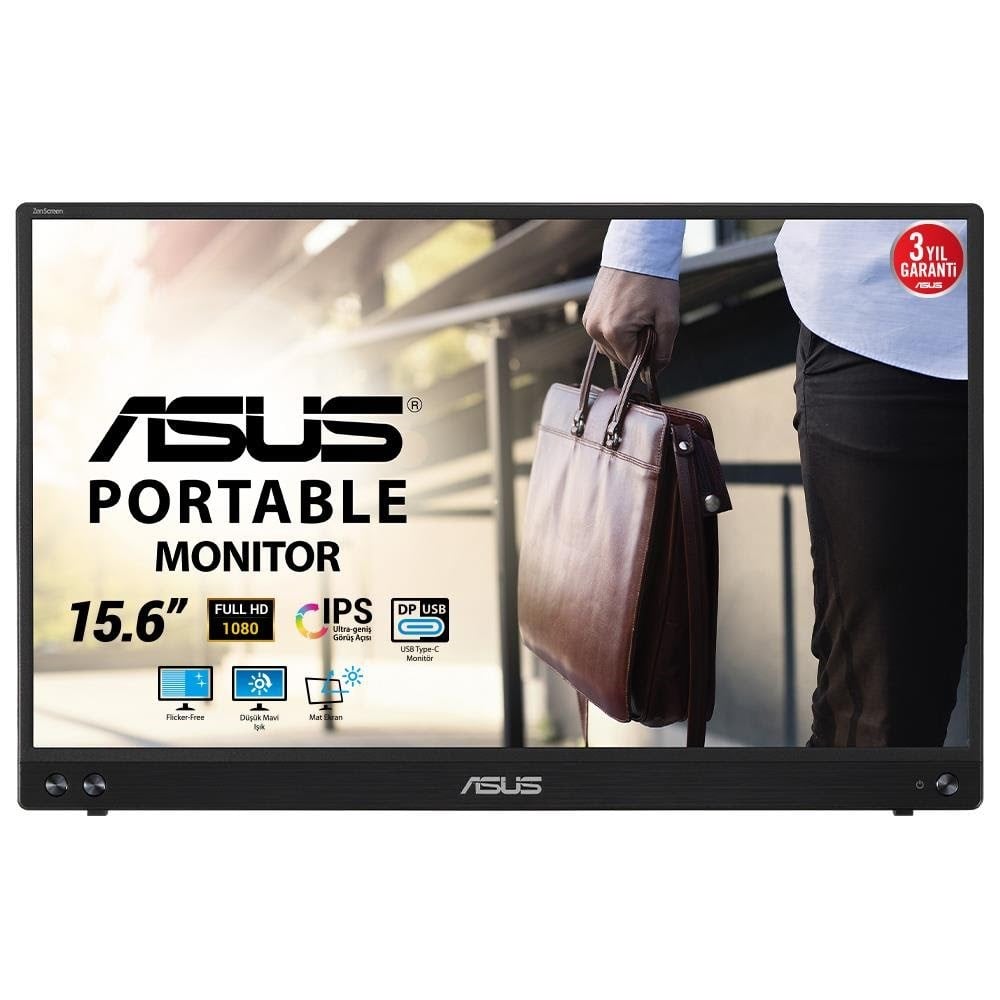 15" Asus Zenscreen Mb16acv - 1920x1080 (Fhd) - 60hz - Ips - Bildschirm