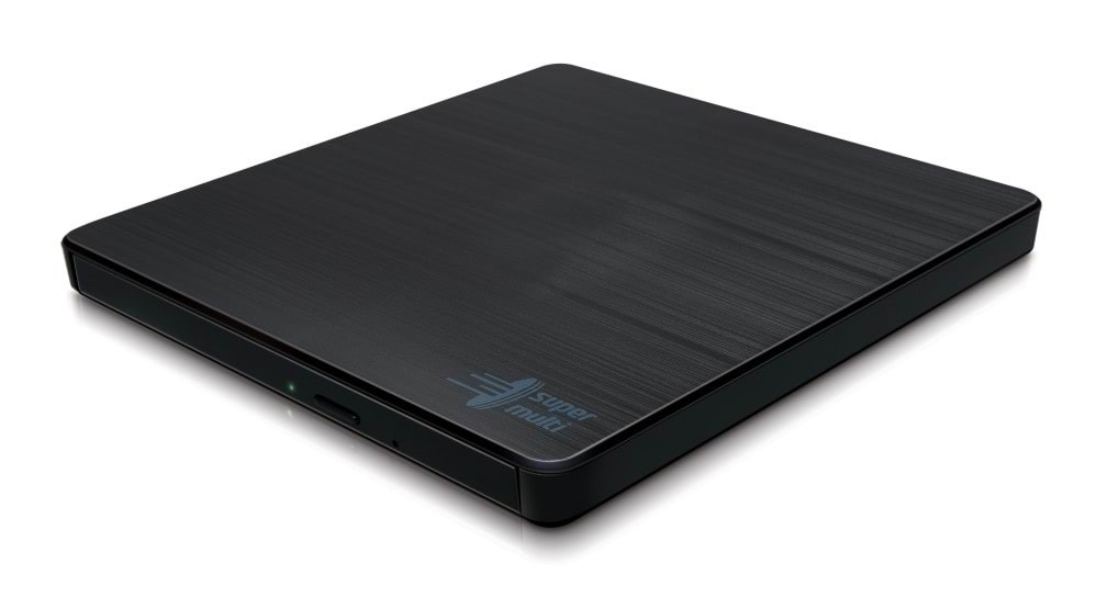 Hitachi - LG Gp60nb60 Slim Portable Dvd-writer - Dvd-rw (Brenner) - Usb 2.0 - Schwarz - Optisches Laufwerk Dvd BR Floppy Gp60nb60.Auae12b