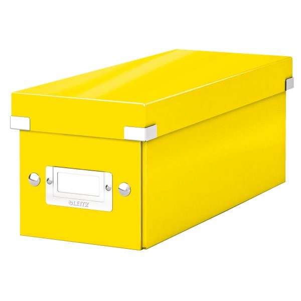 Leitz Click & Store Wow CD Aufbewahrungsbox Gelb - Archivierung Und Aufbewahrung 60410016