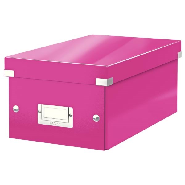 Leitz Click & Store Wow Dvd Aufbewahrungsbox Pink - Archivierung Und Aufbewahrung 60420023