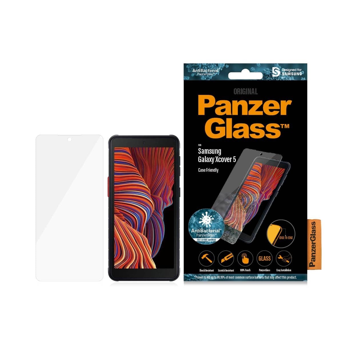 Panzerglass Screen Protector Samsung Galaxy Xcover 5 - Handys Schutzfolie Panzer7267