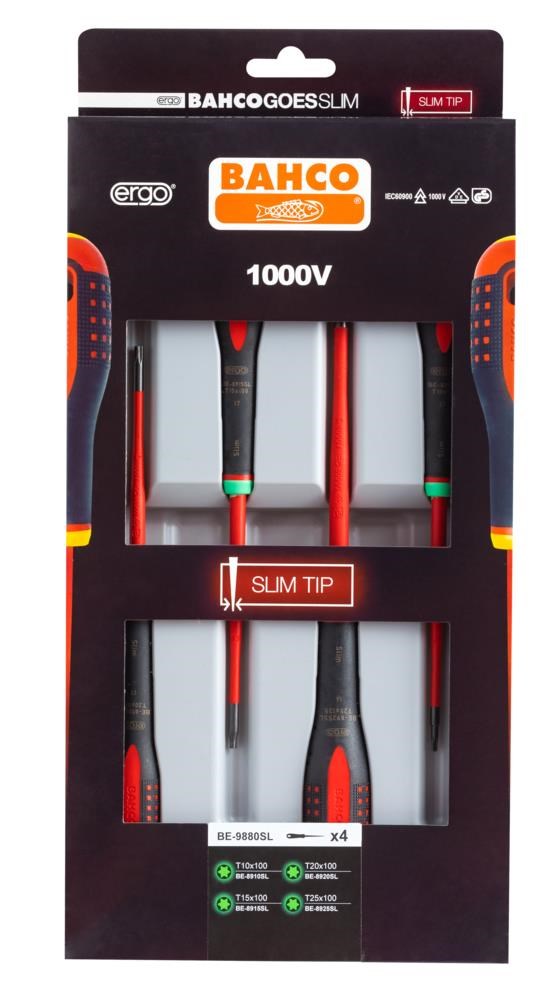 Bahco Screwdriver Set Bahco Ergo Slim Blade 4 Pieces Torx - Handwerkzeuge
