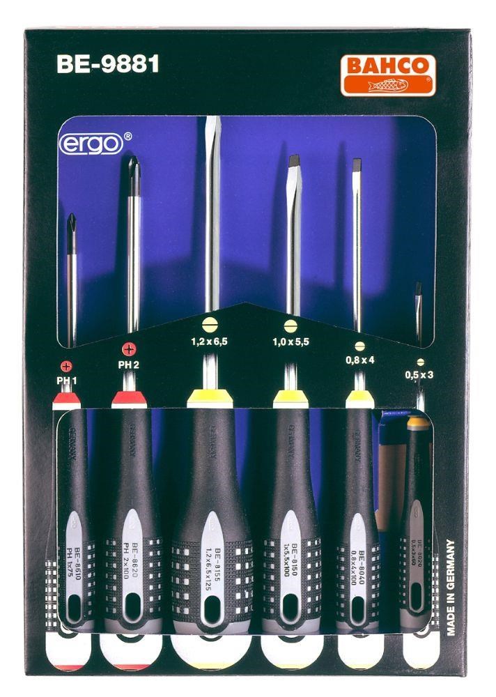 Bahco Screw.dr Ergo Set Ph/slot - Handwerkzeuge Be-9881
