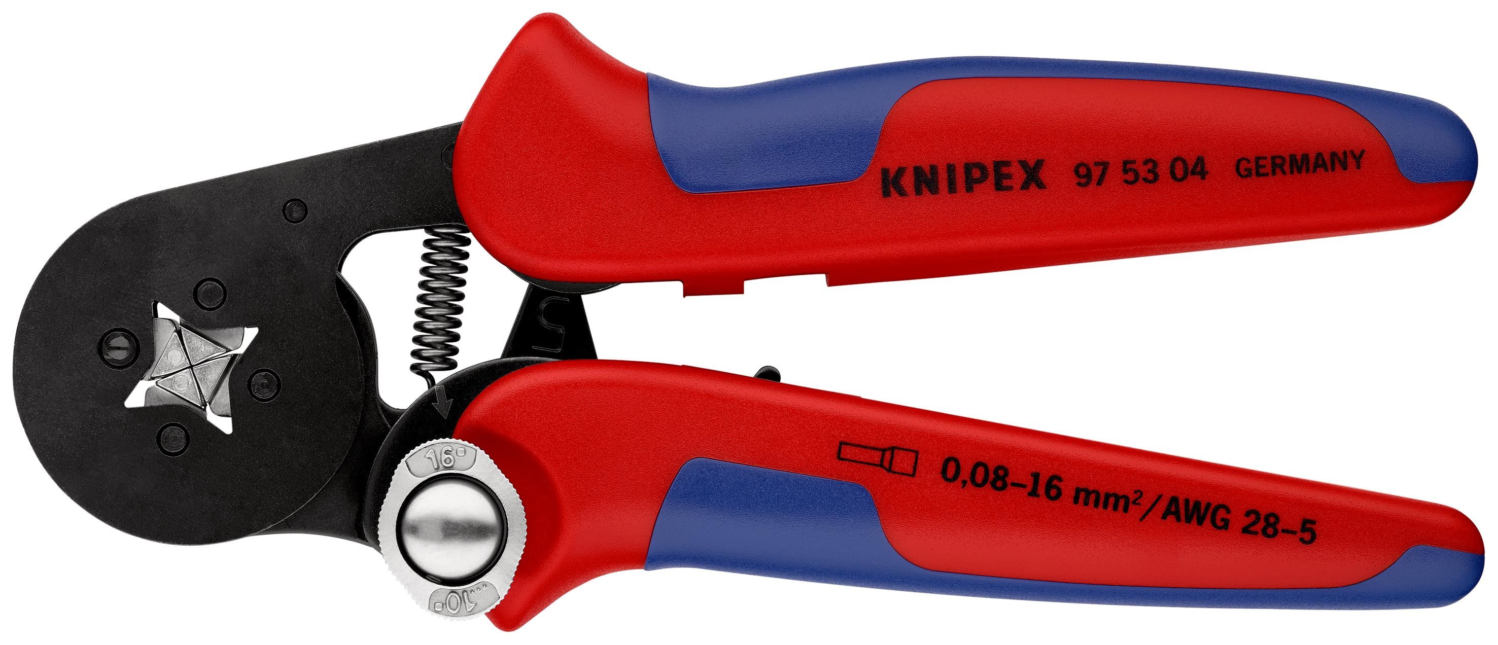Knipex Selbsteinstellende Crimpzangen Für Aderendhülsen, Mit Seiteneinführung - Werkzeuge Fuer Sanitaerarbeiten