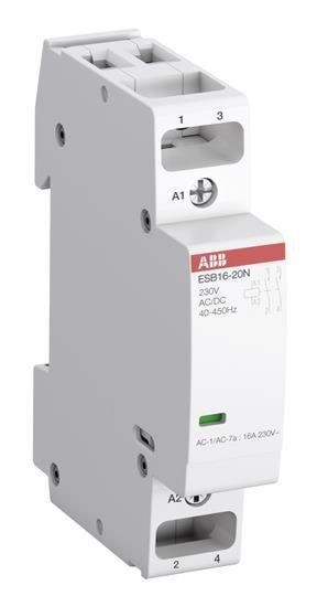 Abb Esb16-20n-01 Installation Contactor 2no/0nc 24v Ac/dc - Komponenten Fuer Schaltkaesten Und Schraenke 1sbe111111r0120
