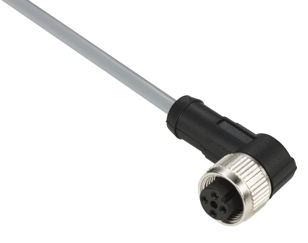 Telemecanique Sensors Sensor Cable Pvc M12 4-pin Female Angled 5 Meters Xzcpv1241l5 - Sensortechnik