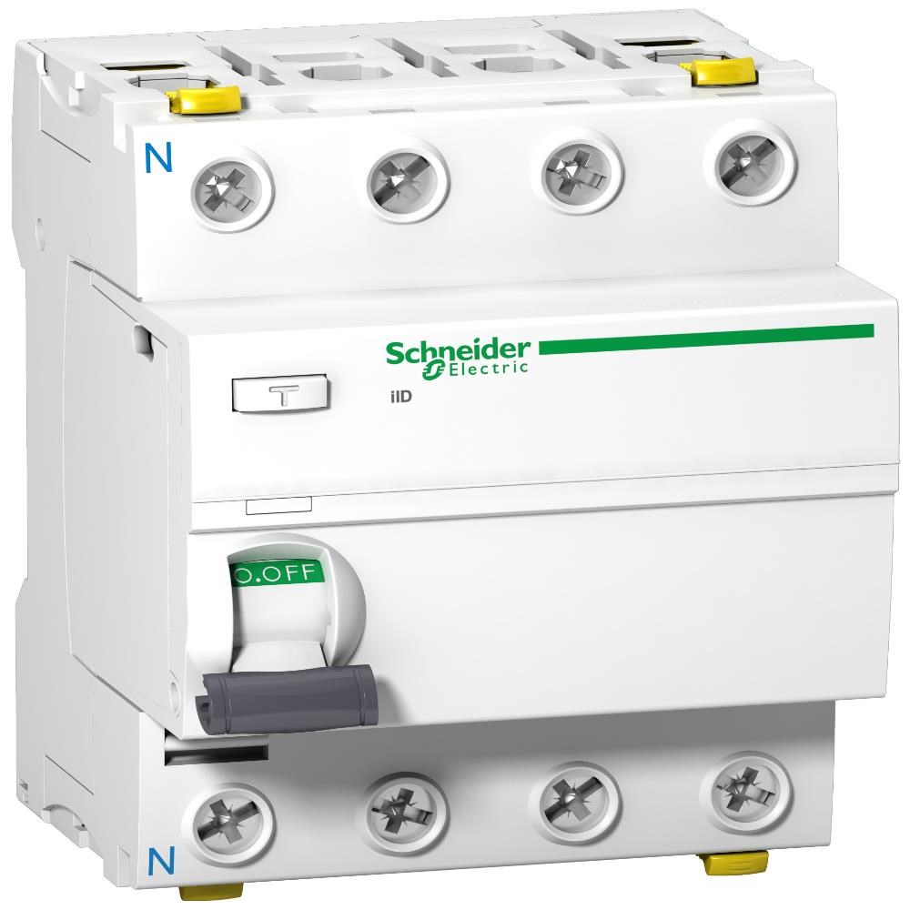 Schneider Electric Acti9 Iid Residual Current Circuit Breaker 4p 40 a 30 ma Type a - Komponenten Fuer Schaltkaesten Und Schraenke A9z21440