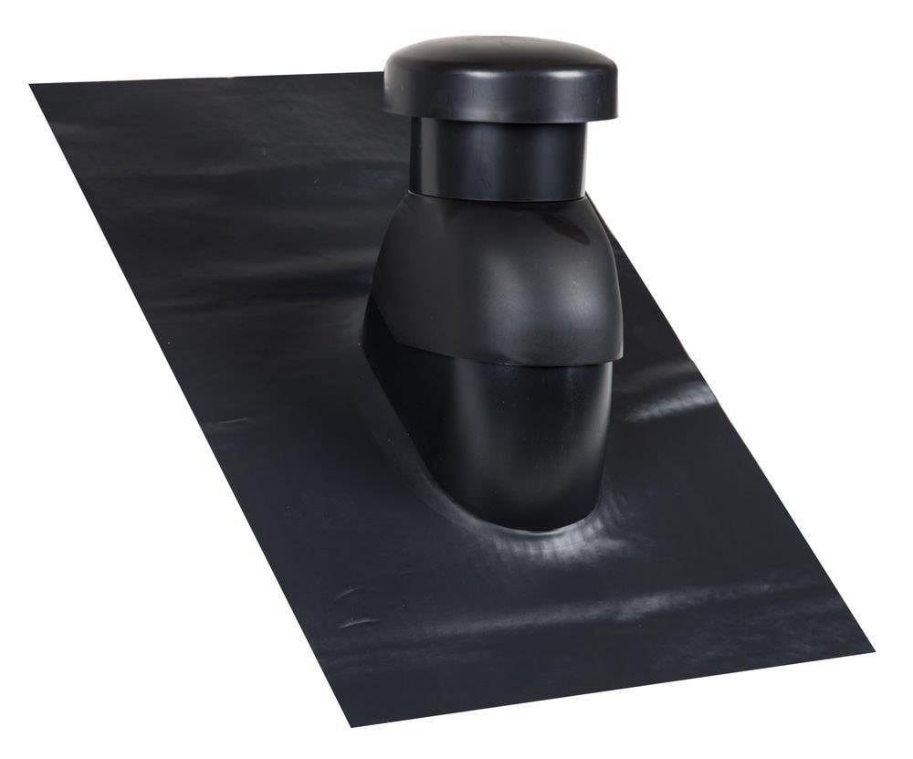 Easy Flex Roofing Sabetoflex Roof Hood 5-45° Ø125 Black Pib - Dach Und Fassade Un111250545
