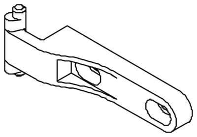 Cubic Hinge 120 Degrees Incl Washer - Schaltkaesten Und Schraenke 1052-0000