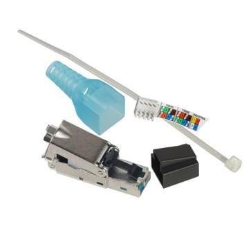 LK Field Termination Plug Actassi Rj45 Stp Cat6a - Kupferverkabelung Actpg6atls001