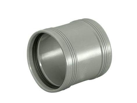 Wavin Wafix pp Double Socket Sleeve 110 mm Grey - Entwaesserungsprodukte 1450140