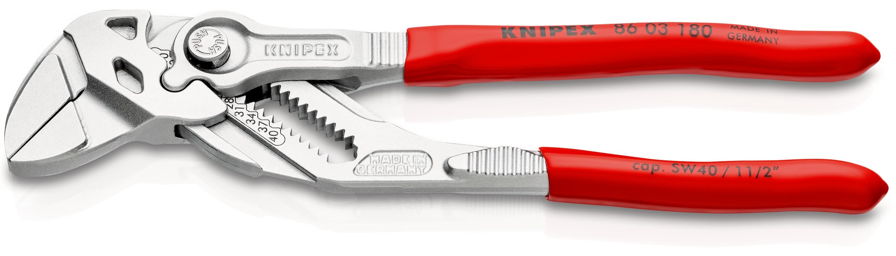 Knipex Zangenschlüssel, Zange Und Schraubenschlüssel in Einem Werkzeug - Handwerkzeuge 86 03 180