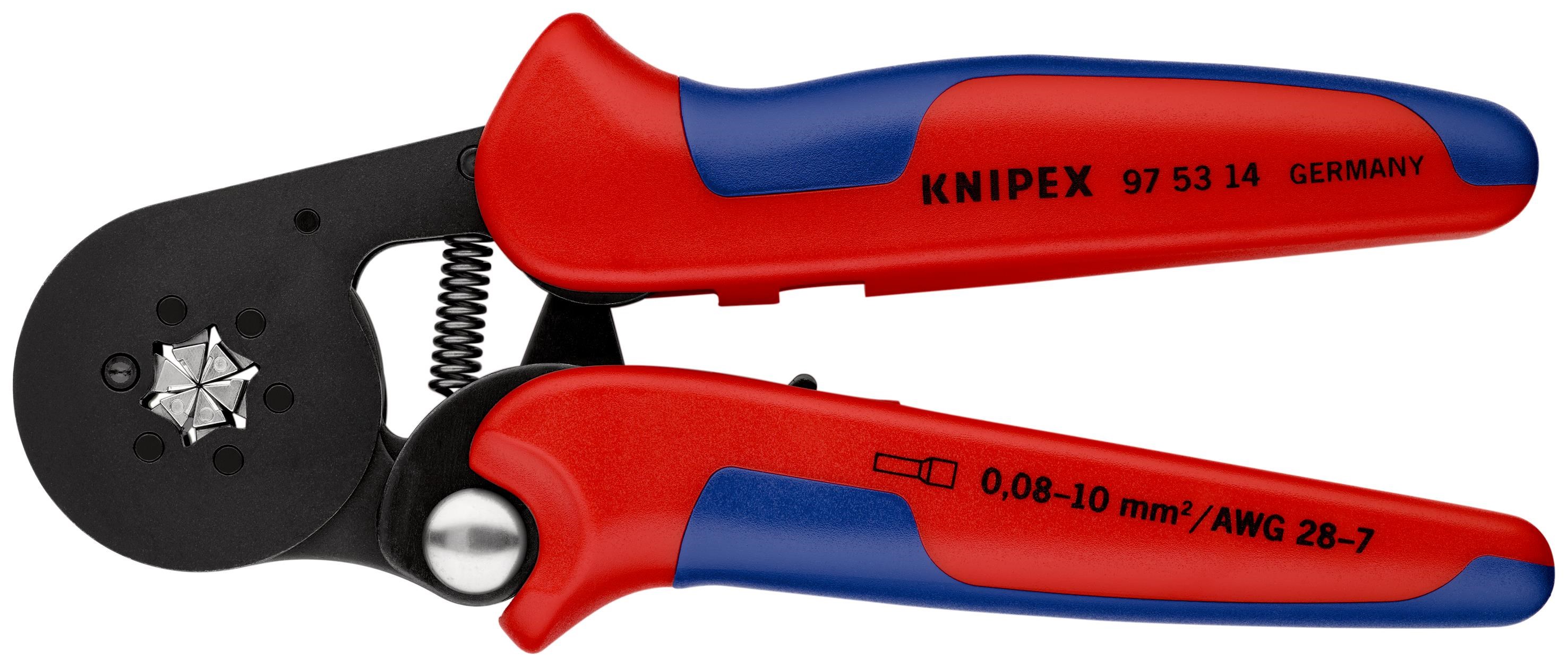Knipex Selbsteinstellende Crimpzangen Für Aderendhülsen, Mit Seiteneinführung - Netzwerkzubehoer