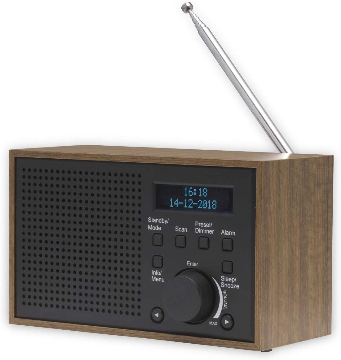 Denver Dab-46 - Dab/dab+/FM - Dab Netzwerk Und Radiowecker Dab-46dark Grey
