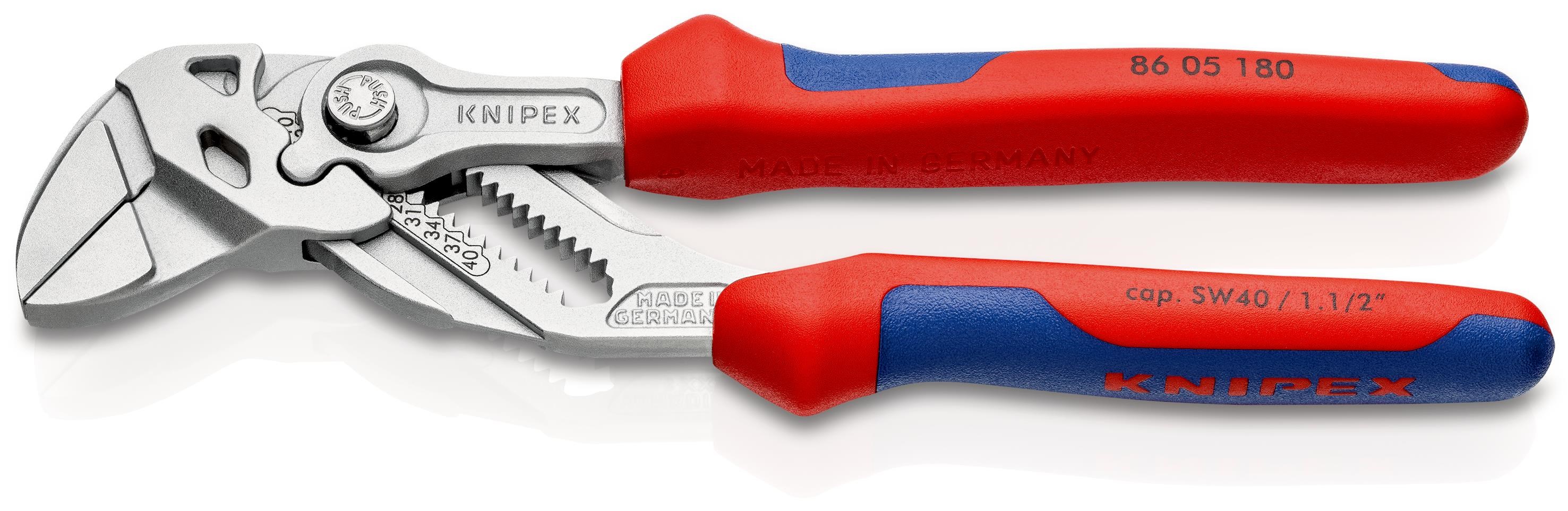 Knipex Zangenschlüssel, Zange Und Schraubenschlüssel in Einem Werkzeug - Handwerkzeuge 86 05 180