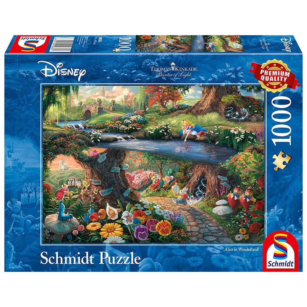 Schmidt Puzzle - Thomas Kinkade: Disney Alice in Wonderland Sch9636
