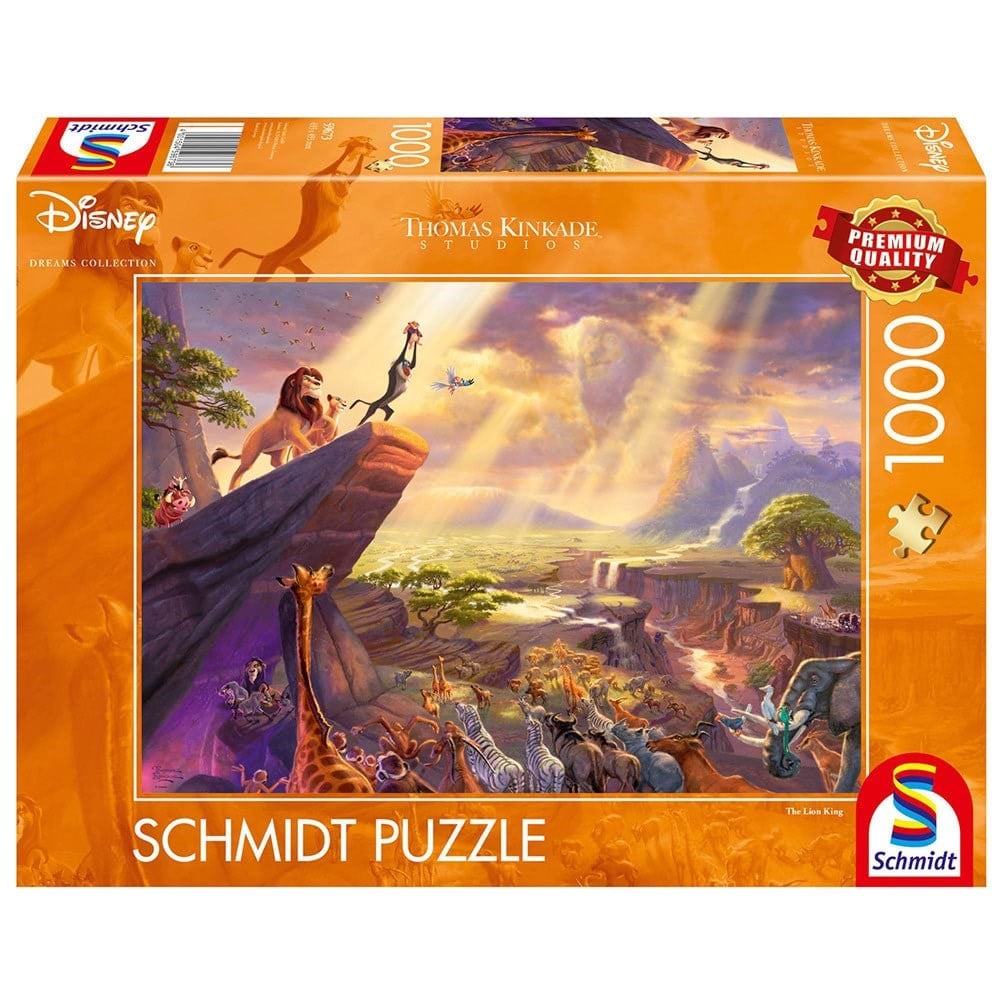Schmidt Puzzle - Thomas Kinkade: Disney The Lion King (10 Sch9673