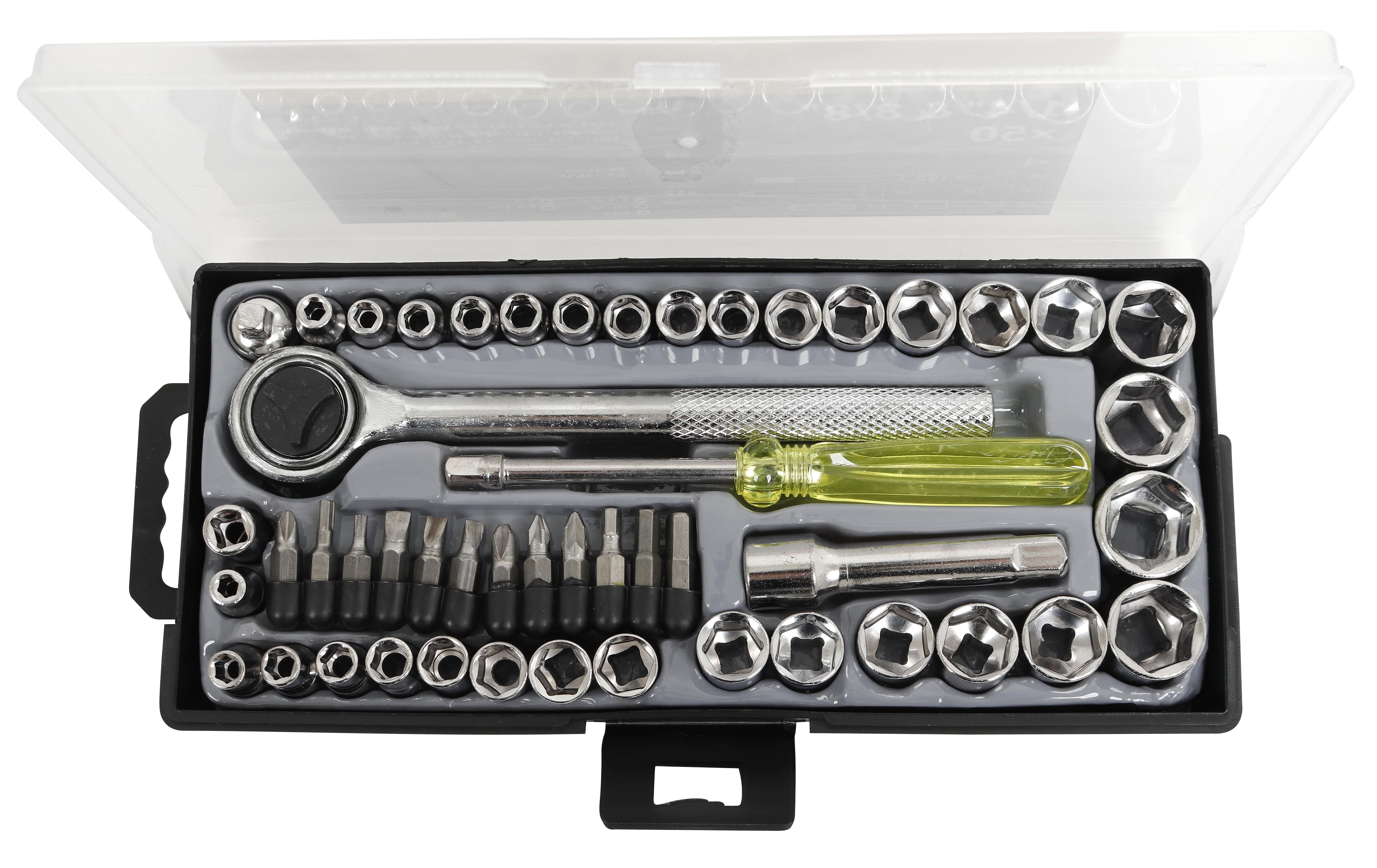 Millarco Socket Set 1/4" And 3/8" - 50 Pieces - Handwerkzeuge 33320