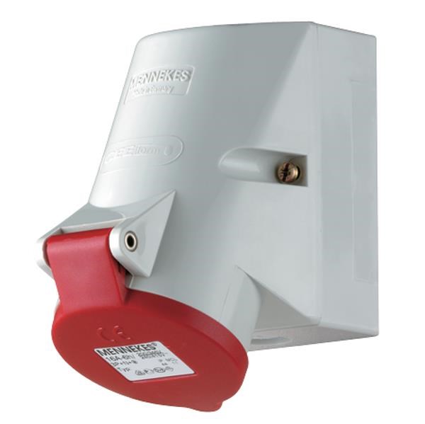 Mennekes Wall Mounted Recept. 16a5p6h400v Ip44 - Cee Material 3331