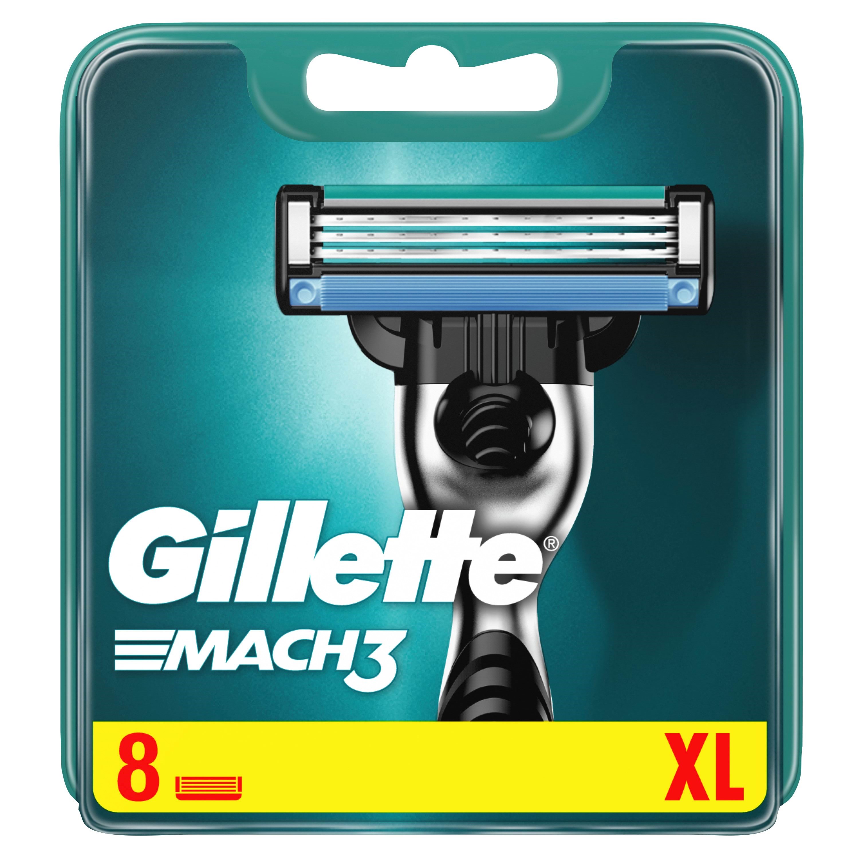 Gillette Mach3 Base 8 Pcs - Rasierausstattung 7702018462834
