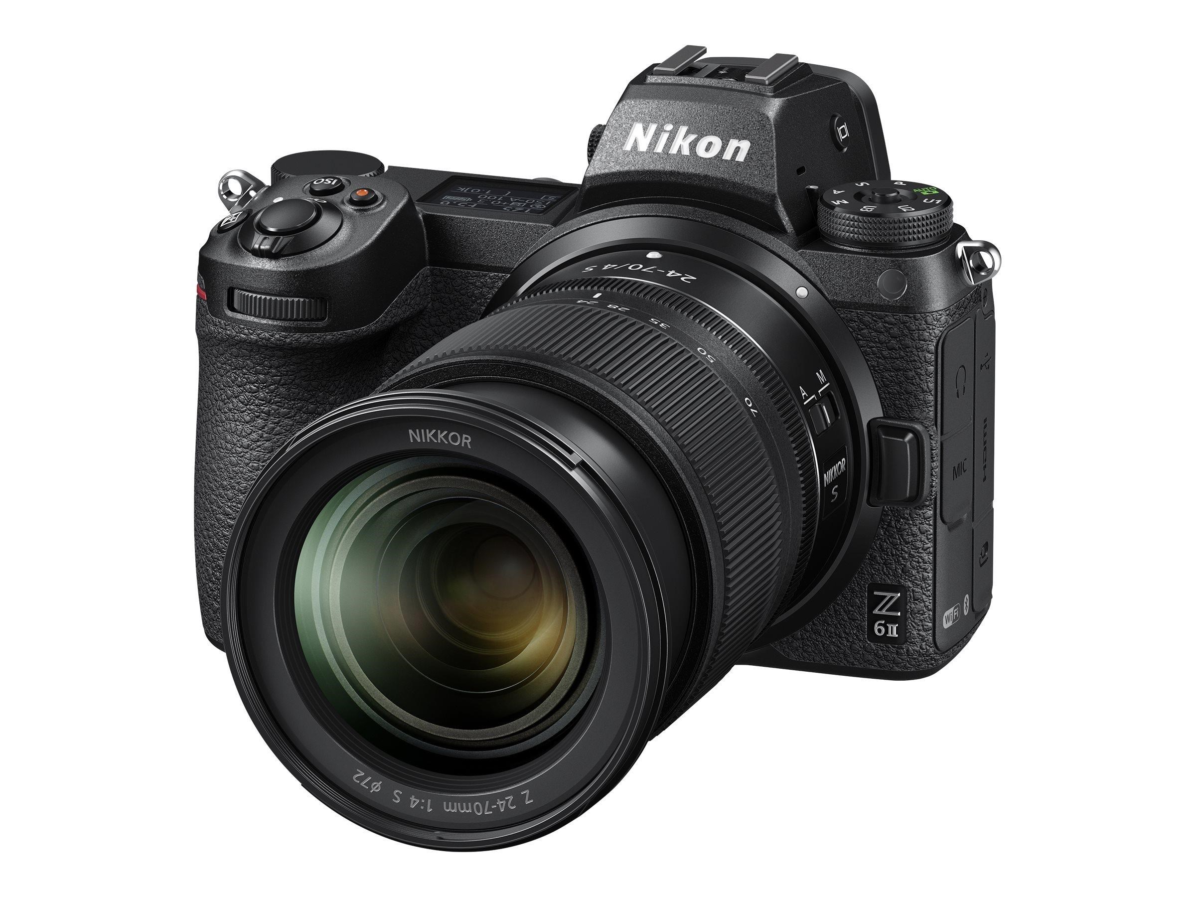 Nikon Z 6ii Lens Kit (W/24-70 f4 S) - Digital Kameras