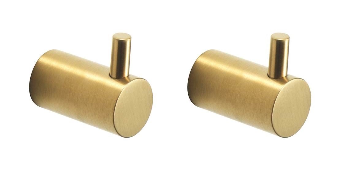 Pressalit Towel Hook W/pin Brushed Brass - Badezimmerzubehoer Q70150