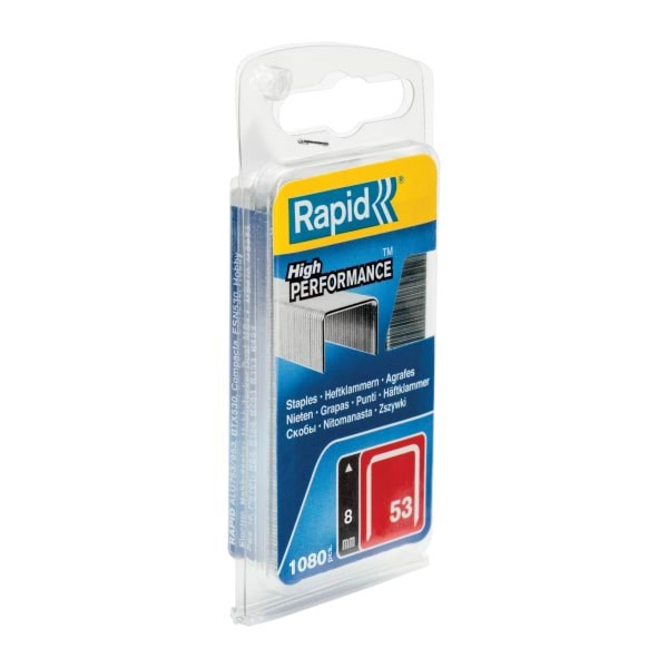 Rapid Staples 53/8 1.08m Galv Blister - Locher Und Tacker