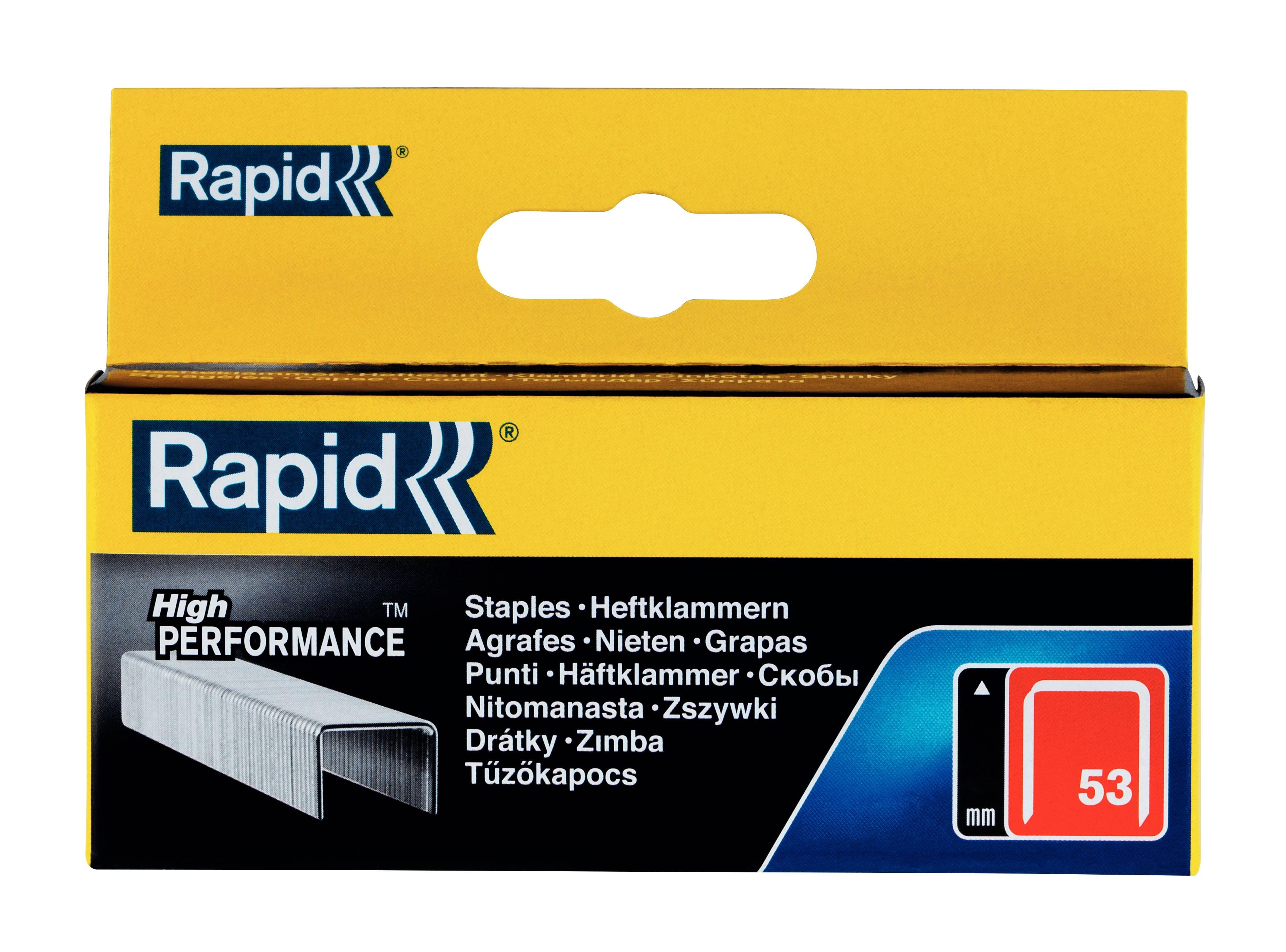 Rapid Staple Type 53 - 10mm - 2.5M - Locher Und Tacker 11858825