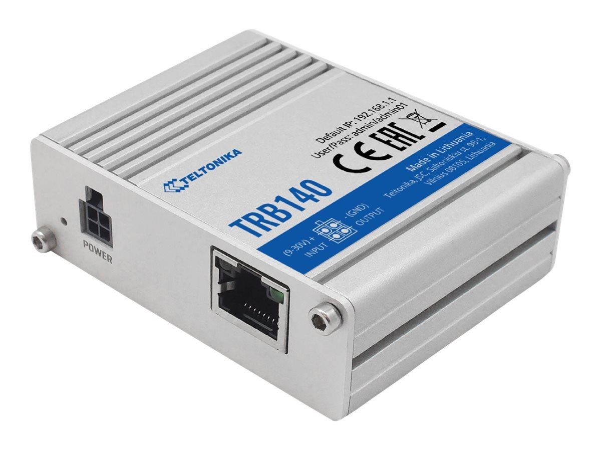 Teltonika Trb140 Industrial Rugged Lte Gateway (Trb140003000 / Standard Package With EU Psu) - Netzwerkgeraete