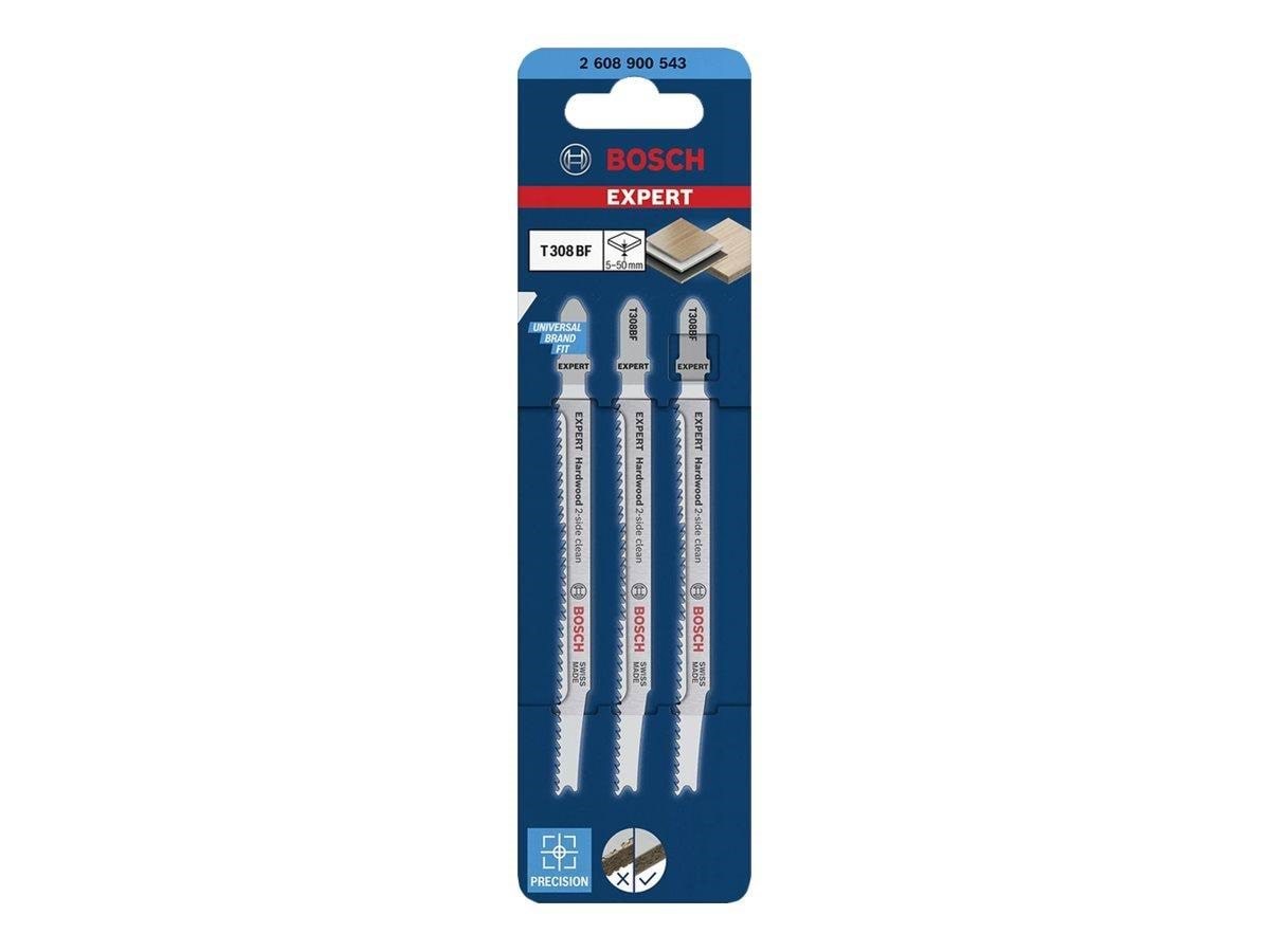 Bosch Jig Saw Blades T308bf Hardwood 3 Pcs - Stichsaegen