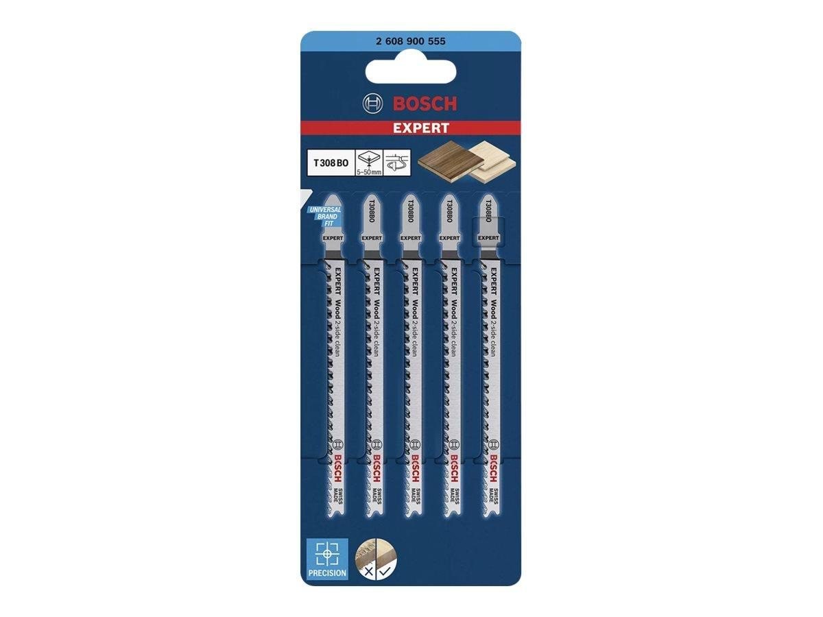 Bosch Stiksavklinge T308bo Wood 5 Stk - Stichsaegen 2608900555