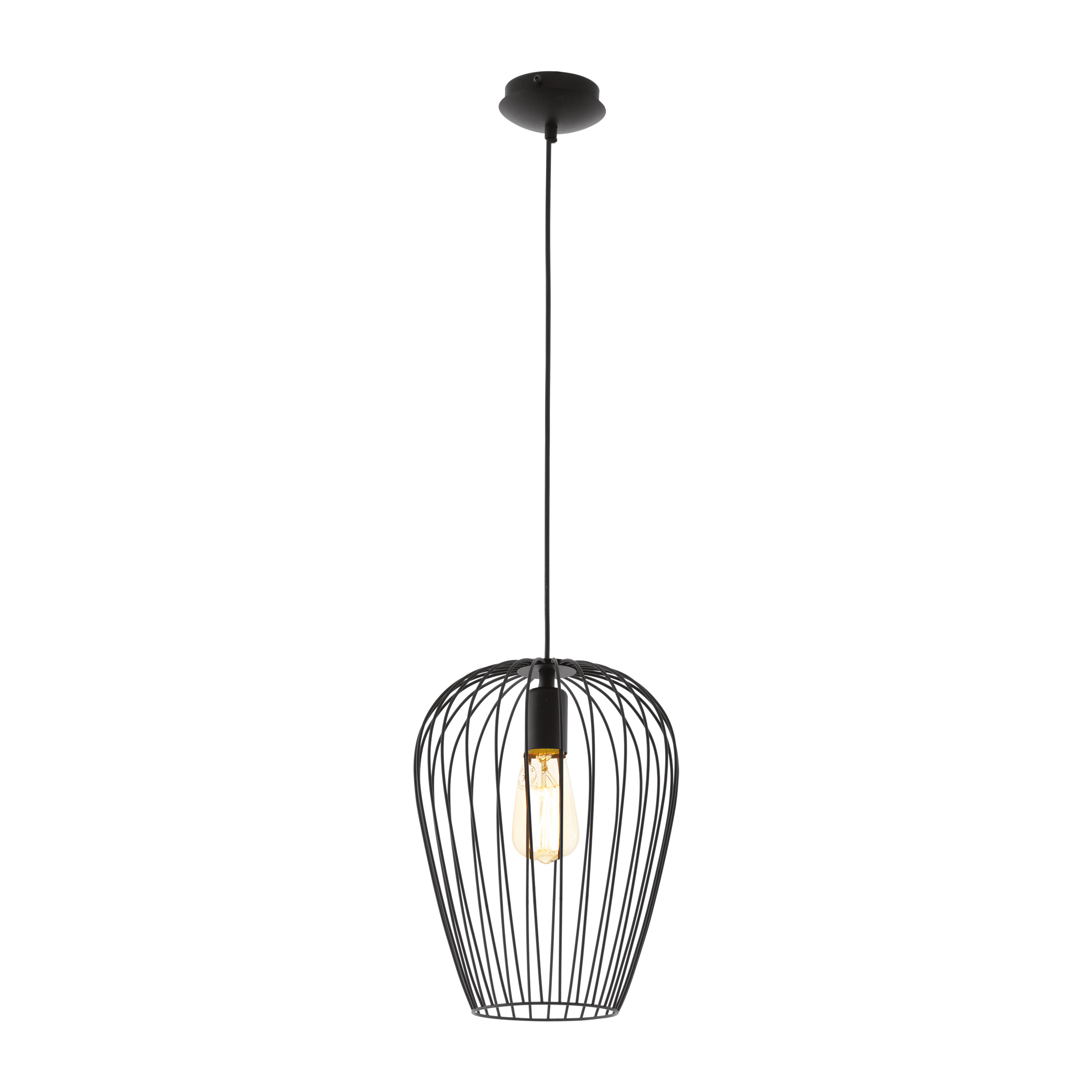 Eglo Newtown Hängeleuchte, Schwarz - Lampen 49472