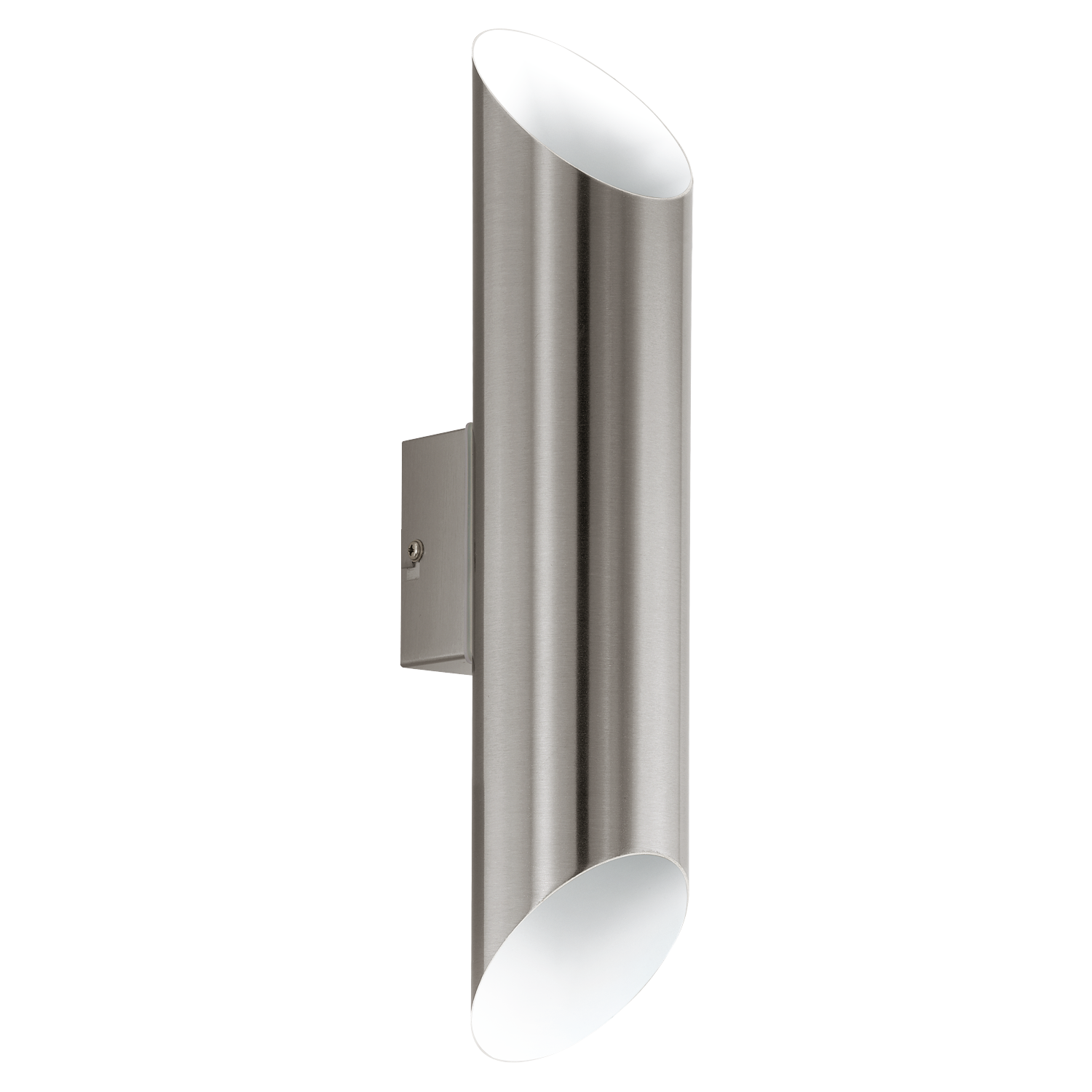 Eglo Agolada Wandleuchte, Edelstahl, Weiss - Lampen