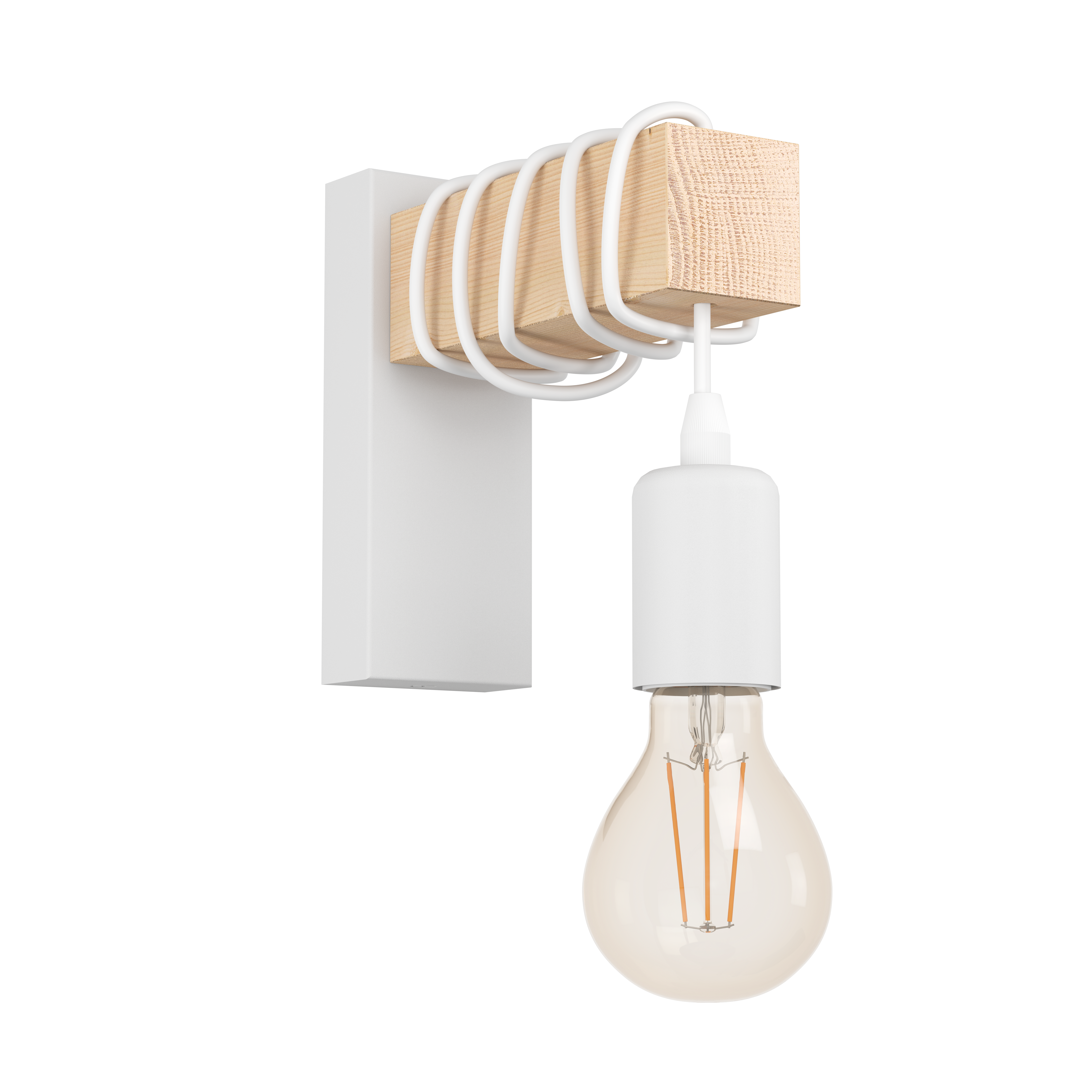Eglo Townshend Wandleuchte, Braun - Lampen 43706