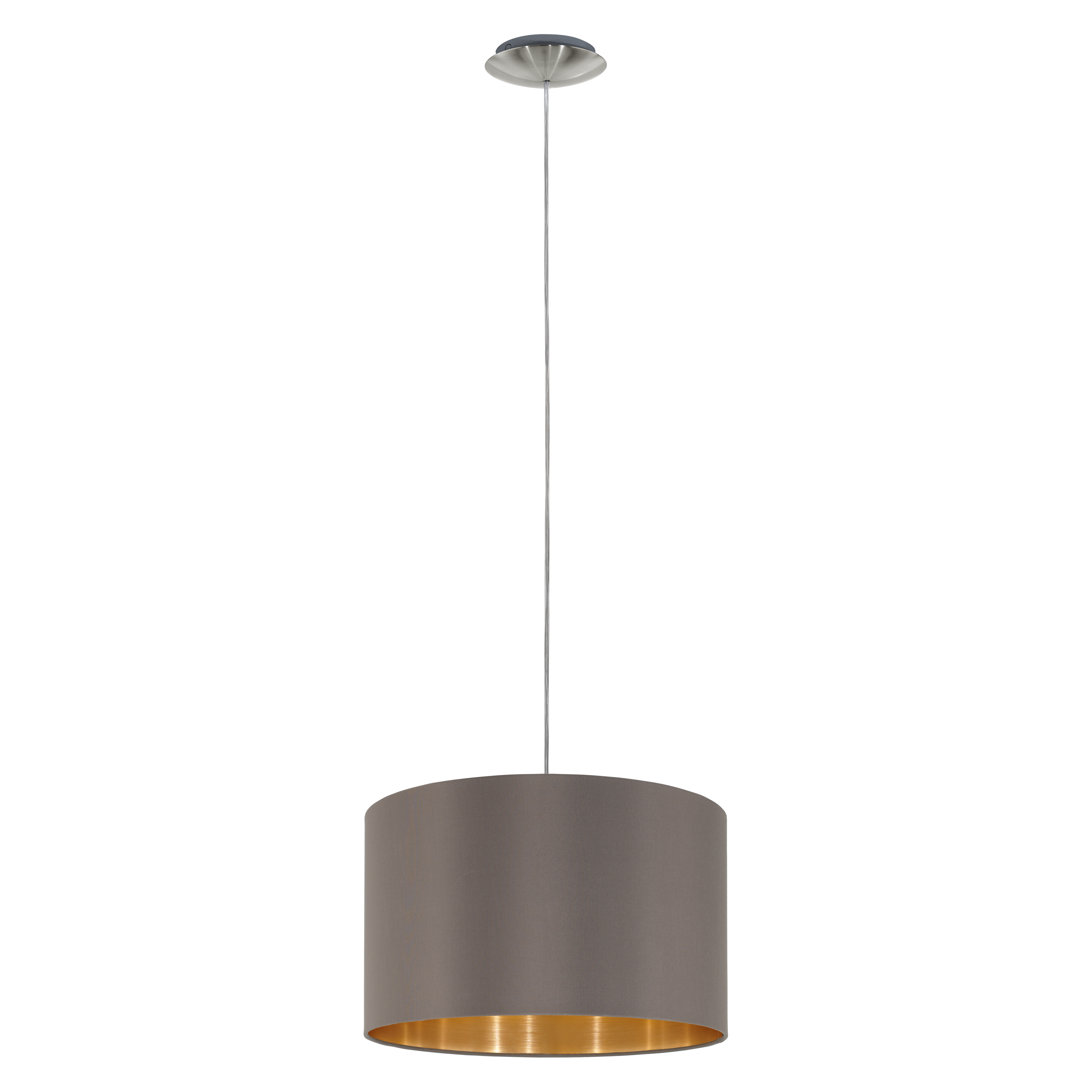 Eglo Maserlo Hängeleuchte, Cappuccino, Gold - Lampen