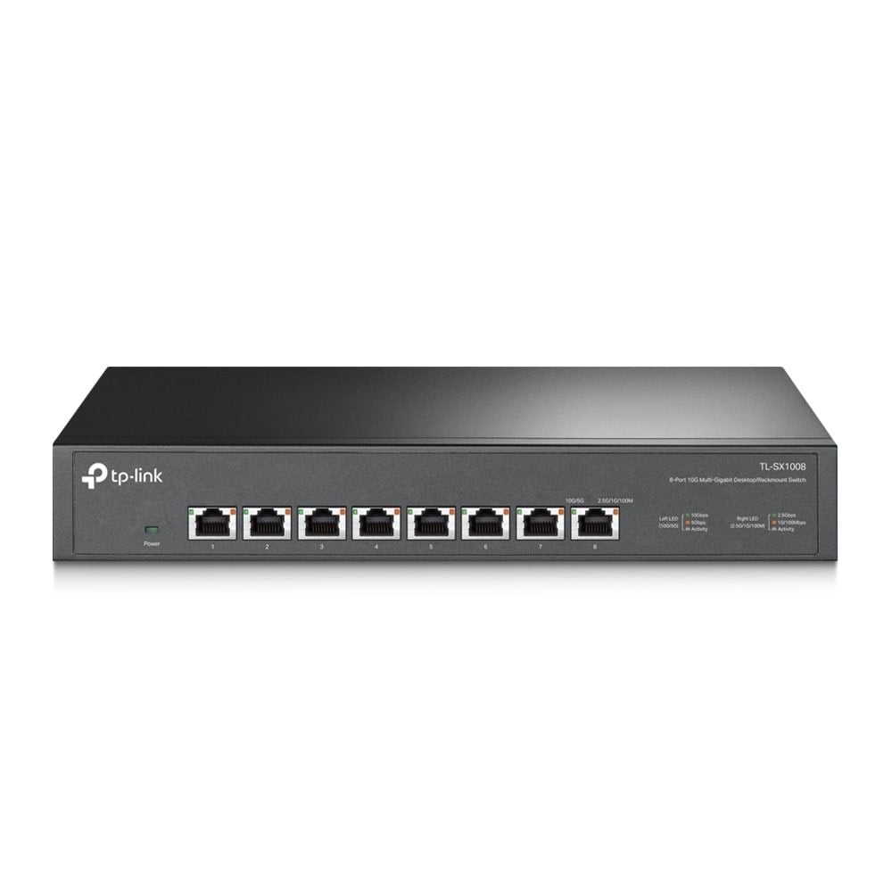 Tp-link Tl-sx1008 8-port 10g Desktop/rackmount Switch - Switches